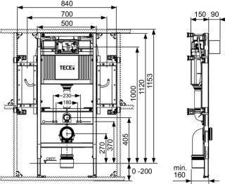 Tece Инсталляция для людей с ограниченной подвижностью 9300381